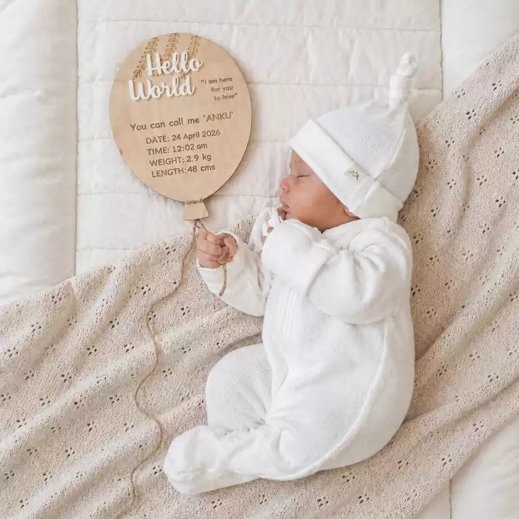 Shop Personalized Balloon Baby Plaque Online